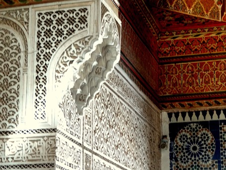 51a. Marrakesh Bahia ceiling corniche